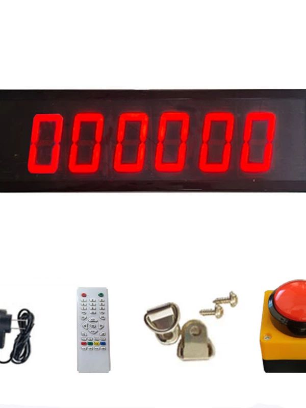 경기장 타이머 부저 LED 스톱워치 슬랩버튼 카운트 전광판 전자시계 이미지 6