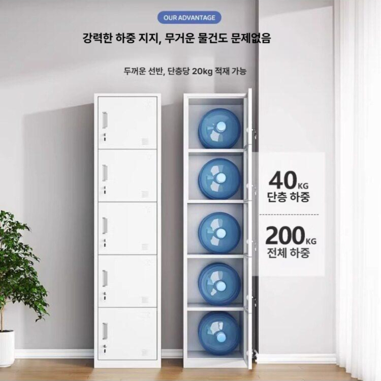 방수 플라스틱캐비닛 수납함 야외보관함 농기구보관함 컨테이너 자외선차단 스토리지 - 상세 이미지 3