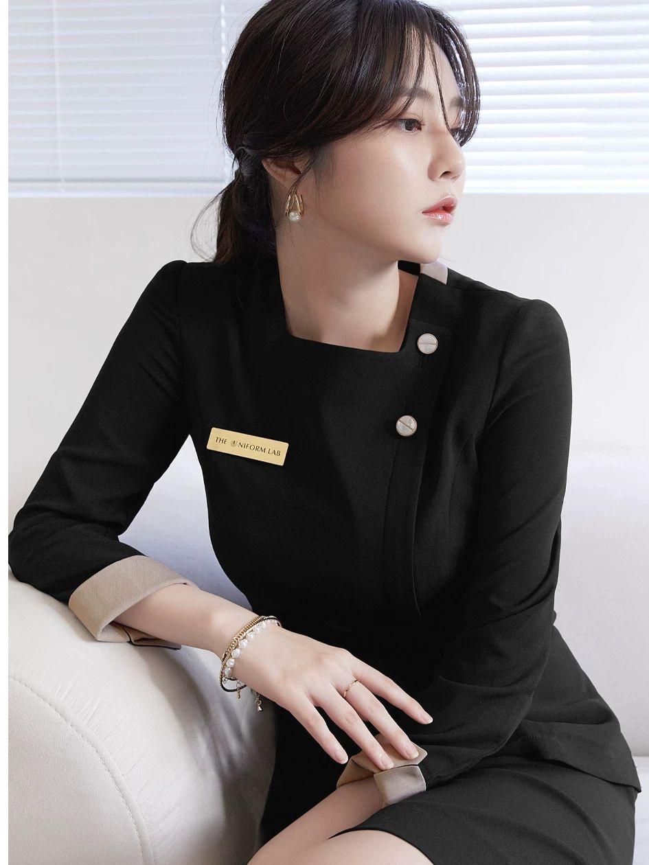 비서 병의원 유니폼 간호복 스크럽복 상의 수술복 병원복 간호사복 여성 물리치료사복 - 상세 이미지 5