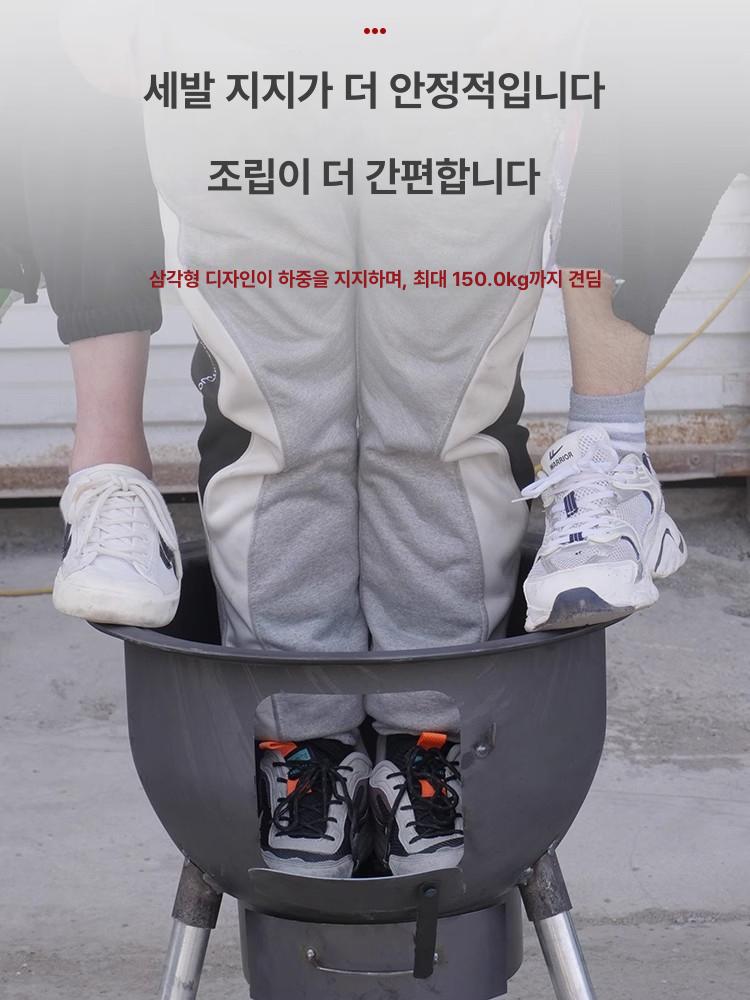 대형 장작화덕 주물 화롯대 그릴 화로대 스토브 불멍 전원주택 가정용 화목난로 - 상세 이미지 2