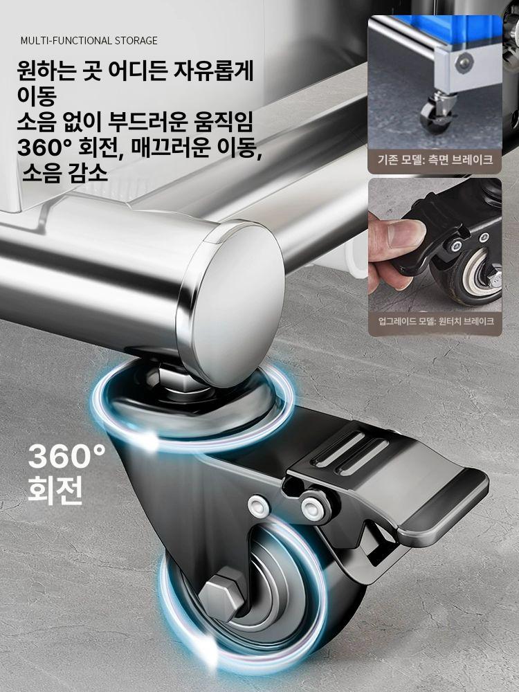 밀대 거치대 이동식 행거 스텐 학교 보관함 청소도구 화장실 홀더 청소용품 - 상세 이미지 3