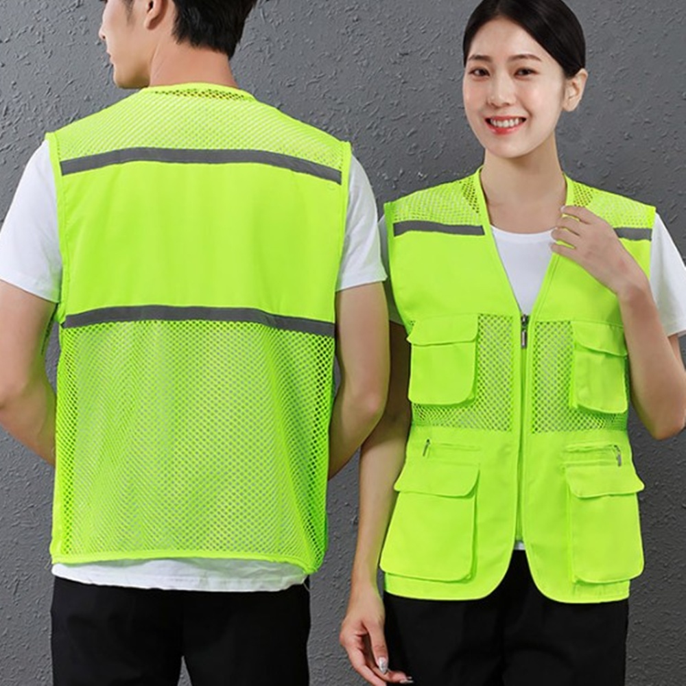 작업조끼 여름 메쉬 경량 배달 퀵 단체 작업복 박대표마켓 - 상세 이미지 4