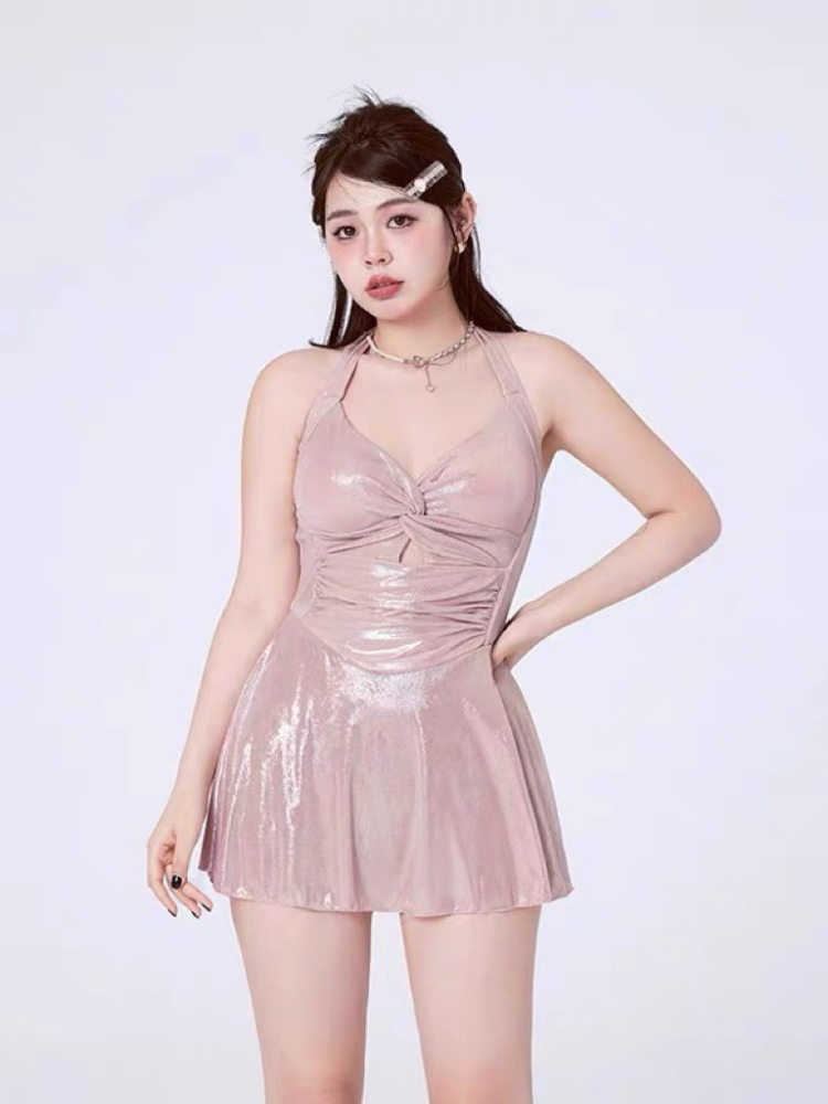 체형커버 원피스수영복 휴양지 티셔츠 여성 비치웨어 치마 바캉스 커버업 - 상세 이미지 5