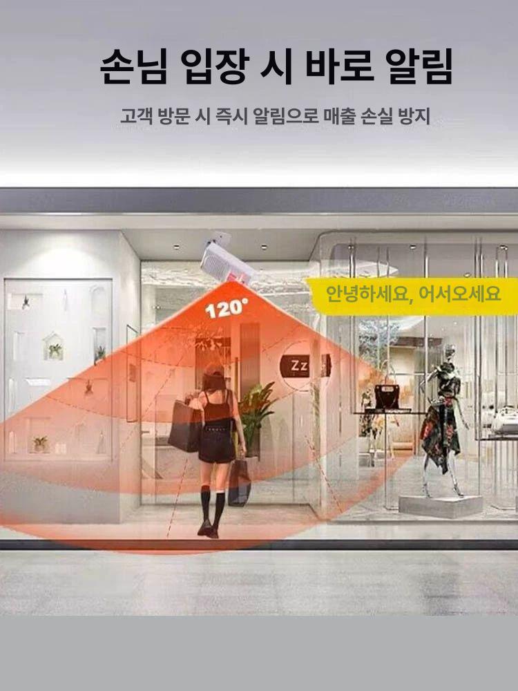 대용량 자동 음성안내기 출입문 무인 인사기 가게 방송 센서 변환 동작 - 상세 이미지 2