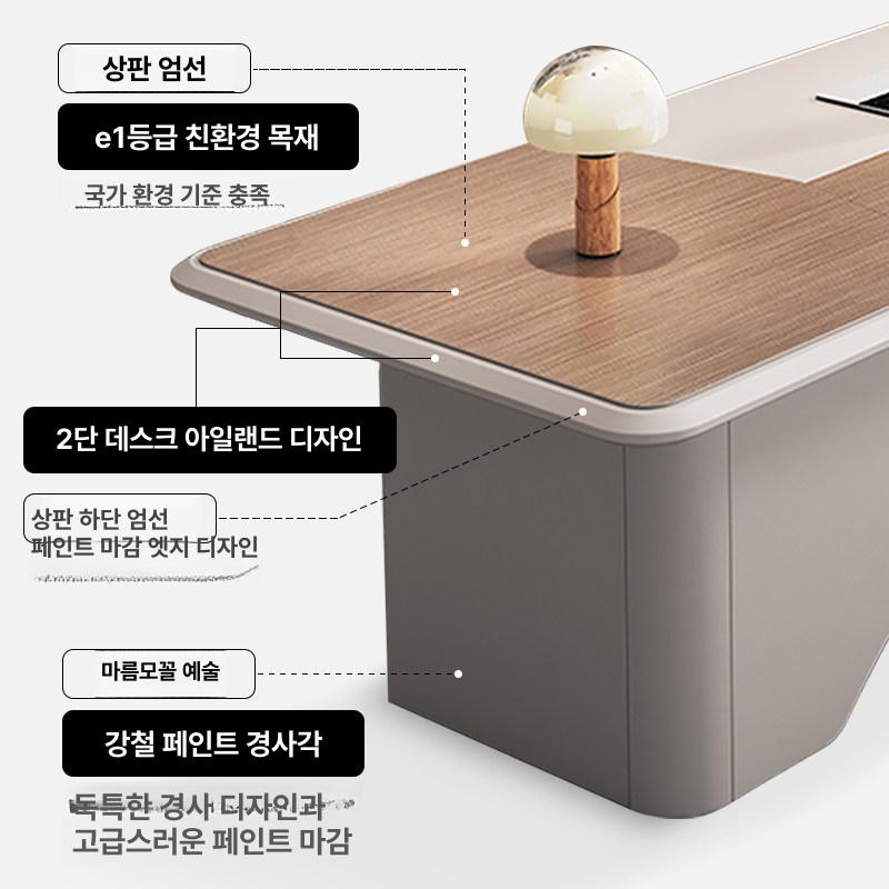 임원 중역책상 회장 테이블 고급 사무실 상담실 대표실 업무용 오피스 데스크 가구 - 상세 이미지 4