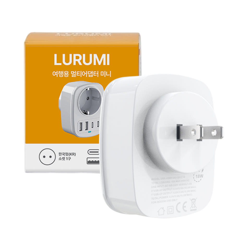 루루미 여행용 멀티 어댑터 미국 일본 캐나다 대만 C타입 가격 비교 루루미 LURUMI 루루미 여행용 멀티 어댑터 미국 일본 캐나다 대만 C타입