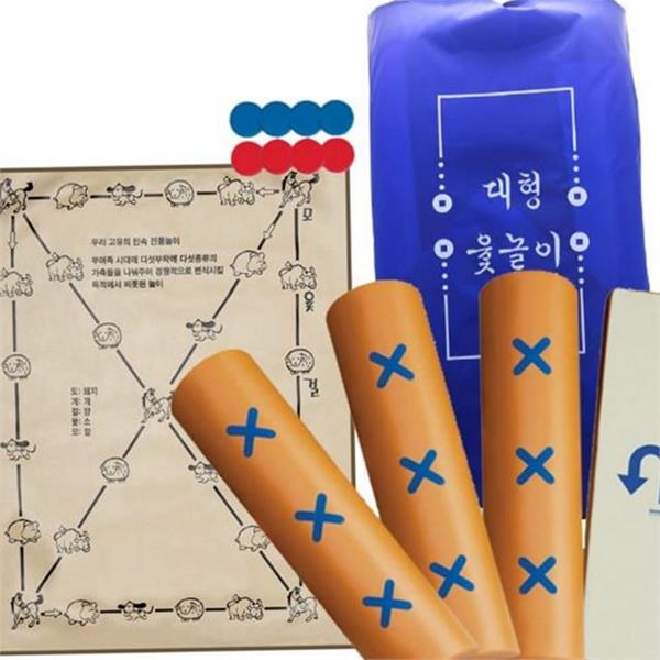 어린이집 민속 놀이 어린이 대형 윷놀이 세트 가족 게임 - 상품 이미지
