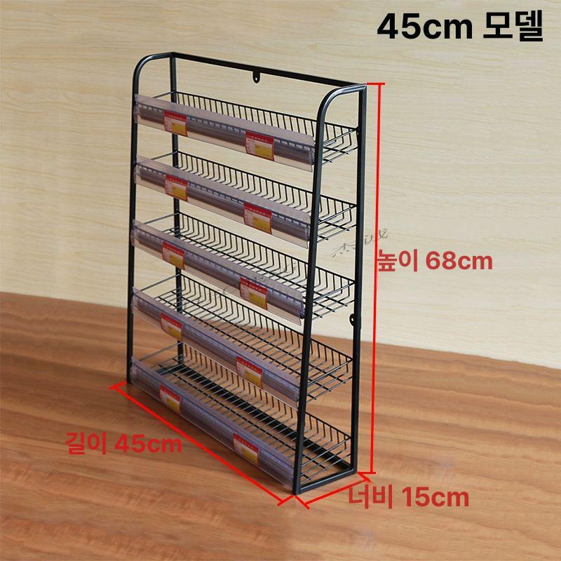 편의점 철제선반 조립형 앵글 진열대 매대 수납 디스플레이 진열랙 매장 바퀴 오픈형 - 상세 이미지 2