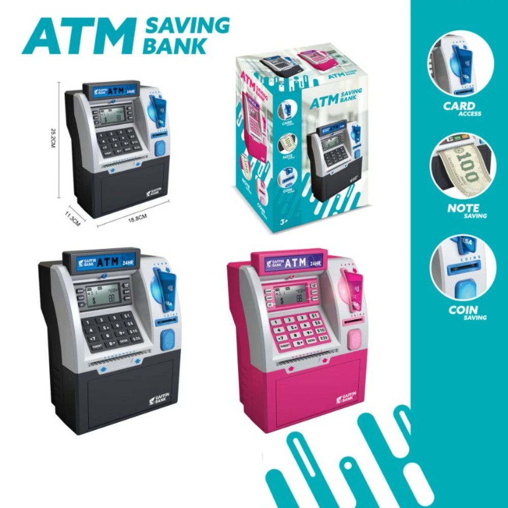 ATM 카드 자동입출금기 저금통 대용량 스마트 비밀번호 - 상세 이미지 3