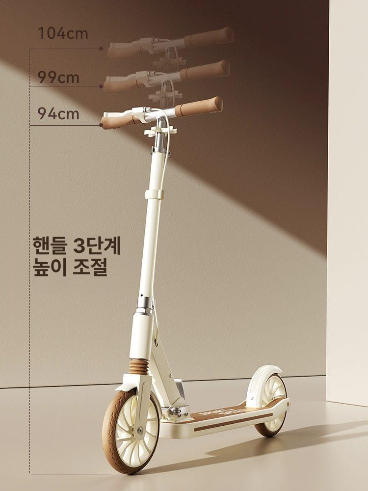 접이식 킥보드 초경량 성인용 퀵보드 배달 휴대용 야외활동 투휠 경량 - 상세 이미지 4