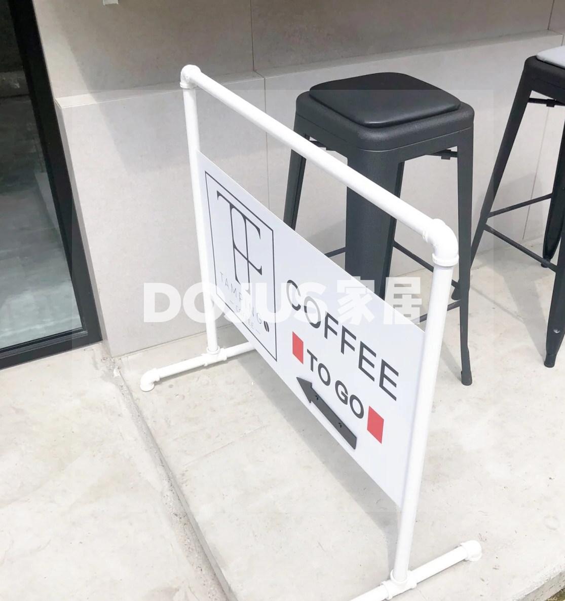 안내 입간판 배너 홍보 스탠드 입구 선반 양면 보드 메탈 사인 디스플레이 - 상세 이미지 5