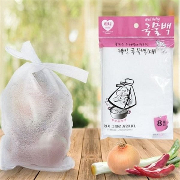 다시 다용도 국물 백 우림 한약재 주머니 대형 망사 - 상품 이미지