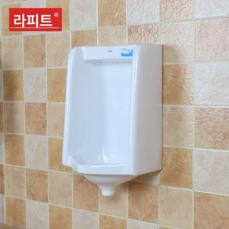 남성용 소변기 코너형 세라믹 플라스틱 휴대용 변기 카페 상하수도 소형 화장실 - 상세 이미지 3