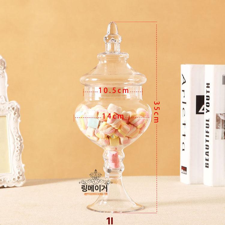 유리밀폐용기 보관용기 뚜껑 병 다용도 유리보관통 투명반찬통 주방 - 상세 이미지 5