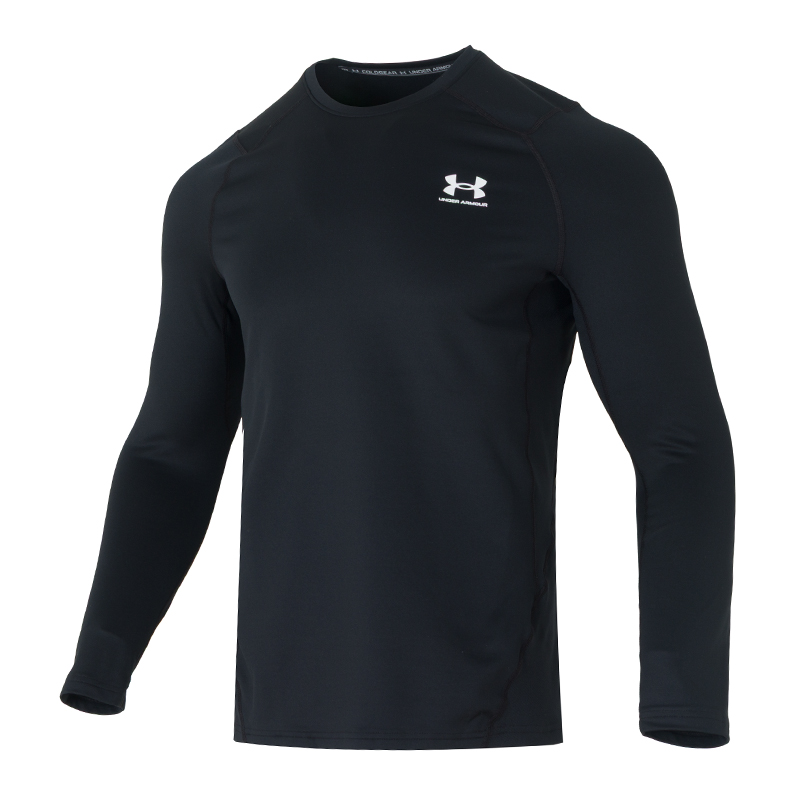 언더아머 UA CG Armour Fitted Crew 블랙 남성