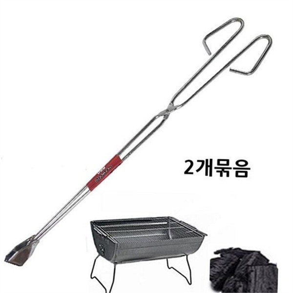 고화력 캠핑용 집게 야외용 바베큐용 집게 바비큐 화로 - 상품 이미지