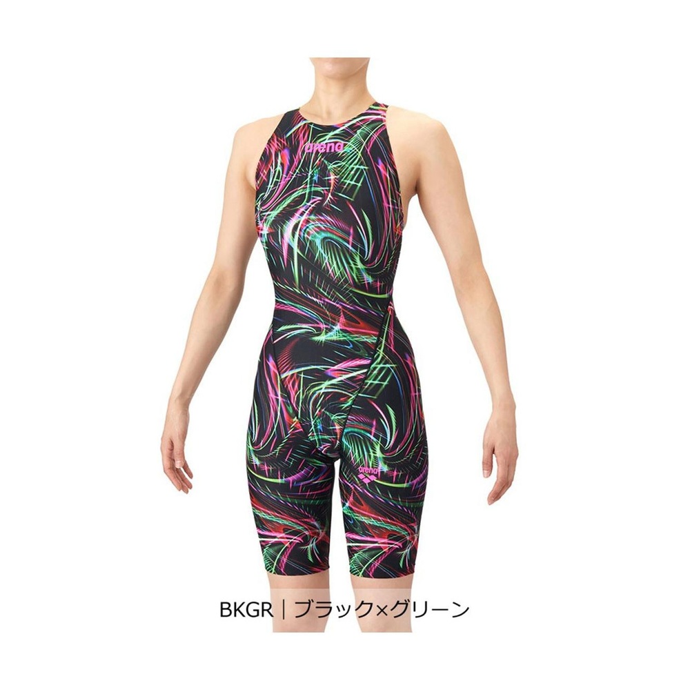 아레나 아쿠아레이싱 스파츠 경기용 대회용 선수용 5부 수영복 여성 발수 AS6SRC76L - 상세 이미지 2