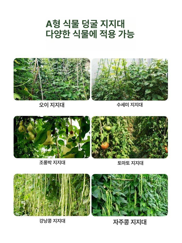 포도 호박지지대 덩굴식물지지대 야채 텃밭지주대 텃밭넝쿨식물지지대 그물 - 상세 이미지 5