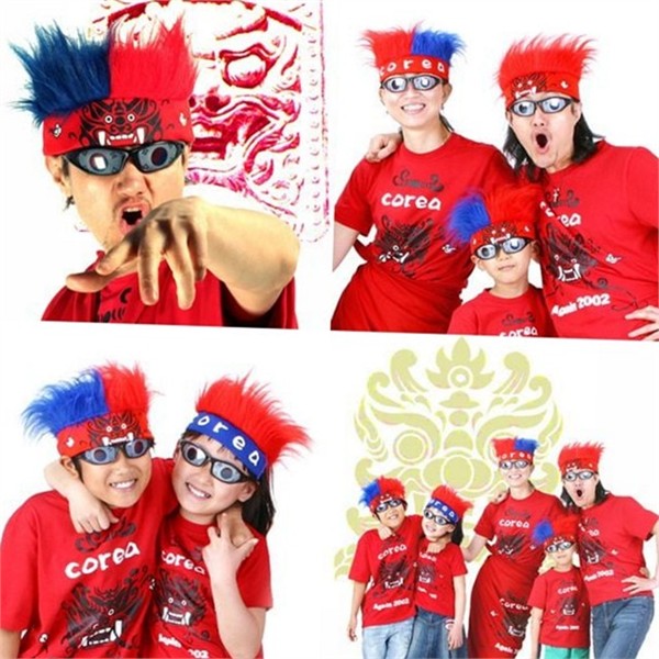 붉은악마 응원 머리띠 월드컵 응원 헤어밴드 축구 국가대표 파티 - 상품 이미지