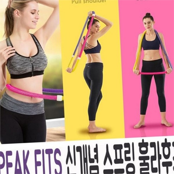 피트니스 스프링 훌라후프 웨이트 다용도 훌라후프 조립식 성인용 - 상세 이미지 2