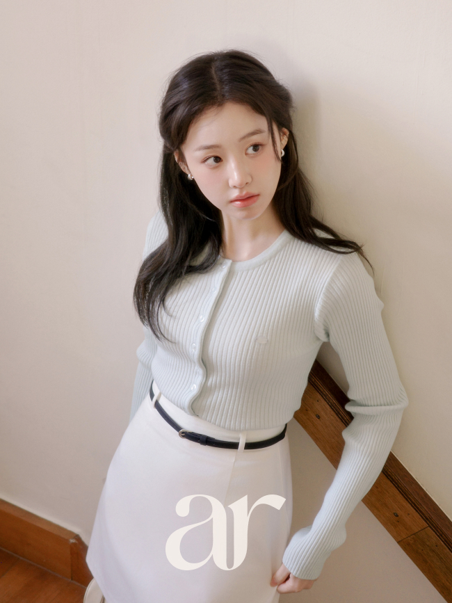 [자체제작] (MADE) 자개 펜던트 워셔블 라운드 카라넥 골지 니트 가디건 cd3623 - 상세 이미지 3