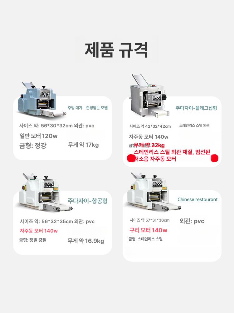 자동 만두기계 업소용 제조기 딤섬피 완탕피 도우메이커 제면 상업용 이미지 7