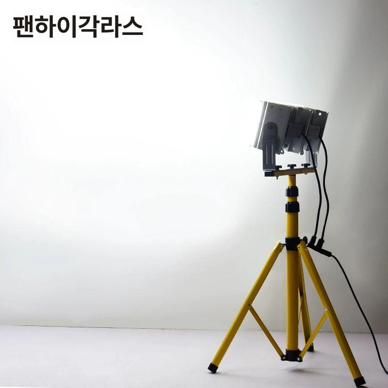 작업등 led스탠드 투광등 2등 삼각대 라이트 써치 충전식 공사장 현장용 세트 - 상세 이미지 4
