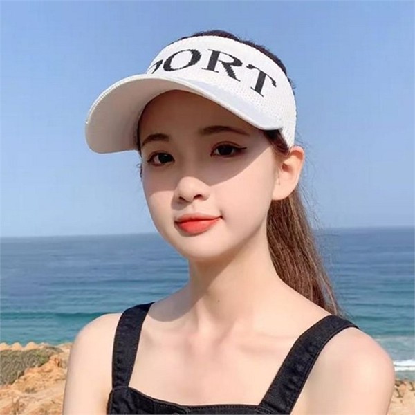 데일리 여성 썬 캡 테니스 여성 밴드 썬 캡 여름 - 상품 이미지