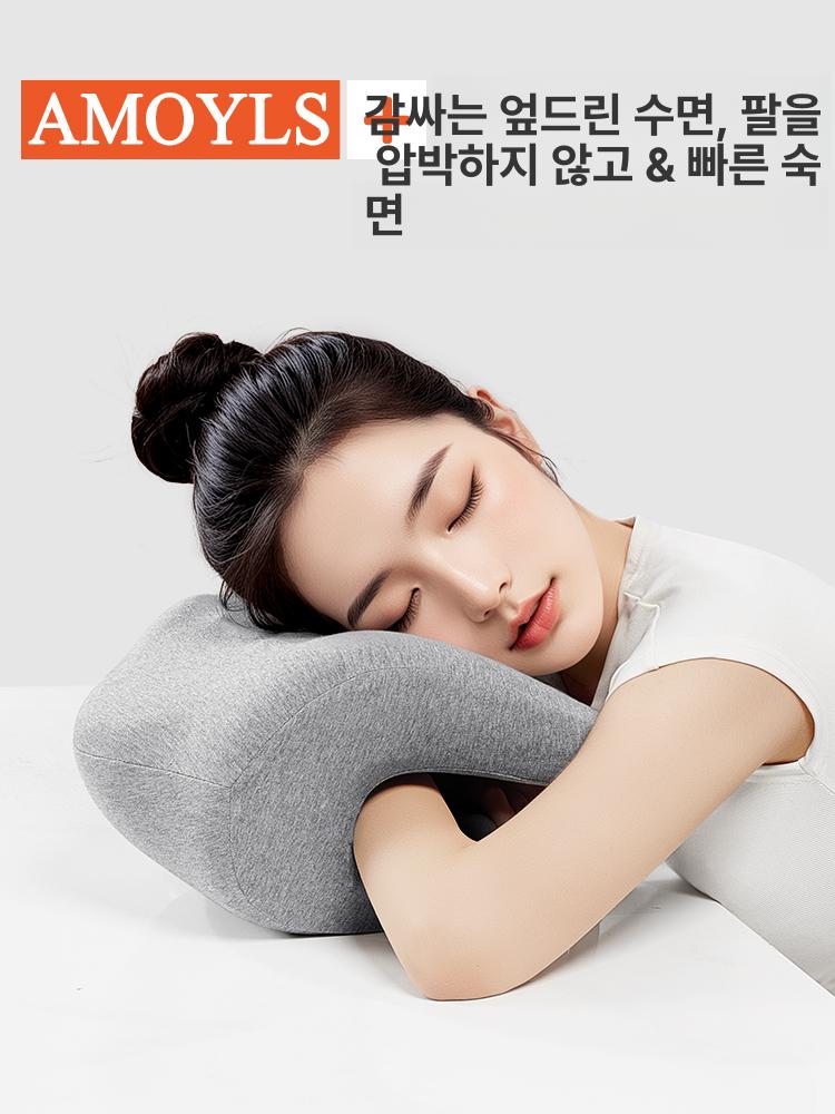 탈부착 목받침대 헤드레스트 뉴에어론 목쿠션 사무용의자 메쉬 코어 스타일 - 상세 이미지 4