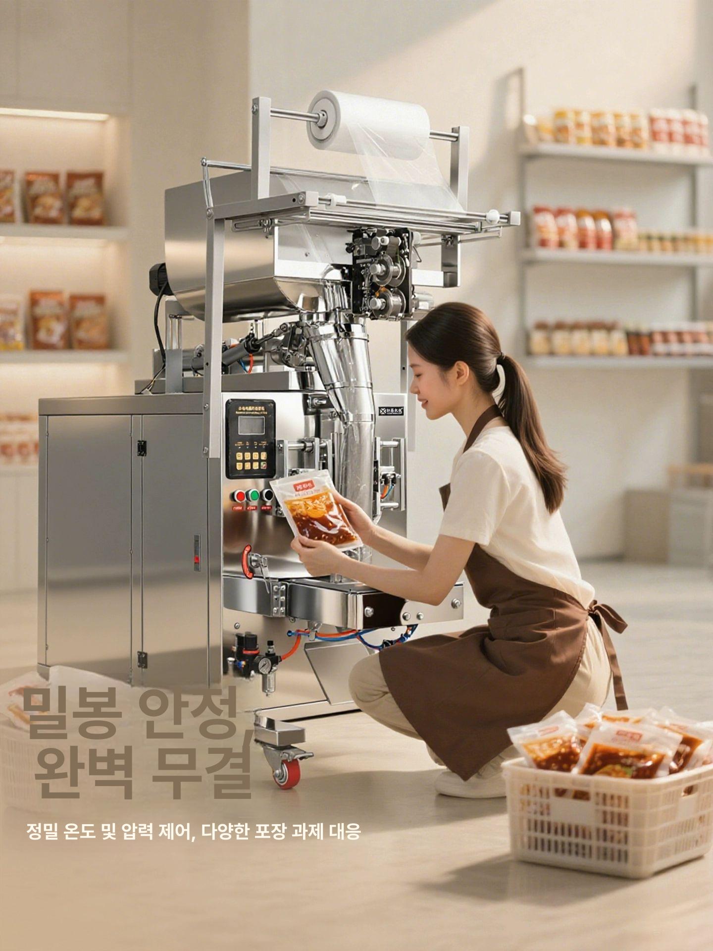 정량 충진기 자동 액체 포장기 조미료 참기름 우유 실링 한약 정밀 소스 - 상세 이미지 4