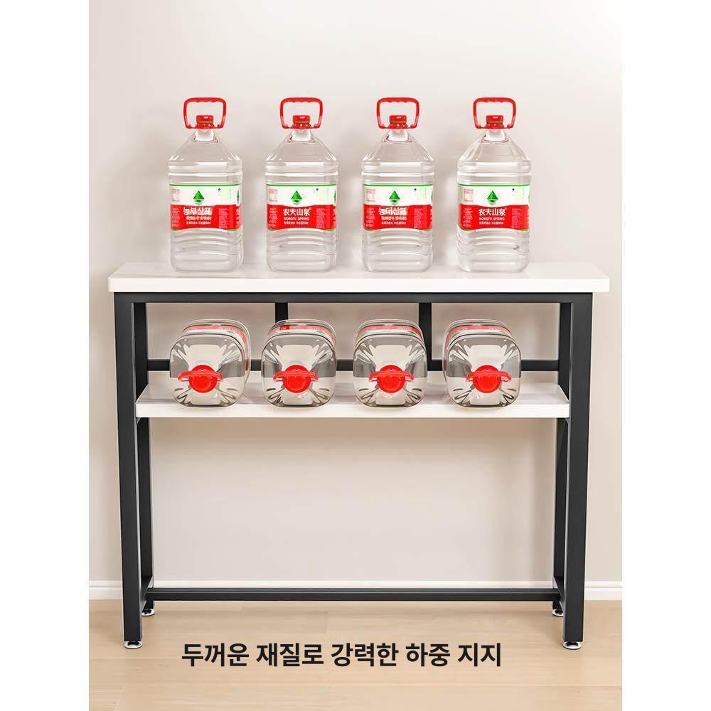 사이드바 협탁 간이 좁고 베란다 홈바 길이 높이 폭좁은책상 틈새테이블 보조 현관 - 상세 이미지 4