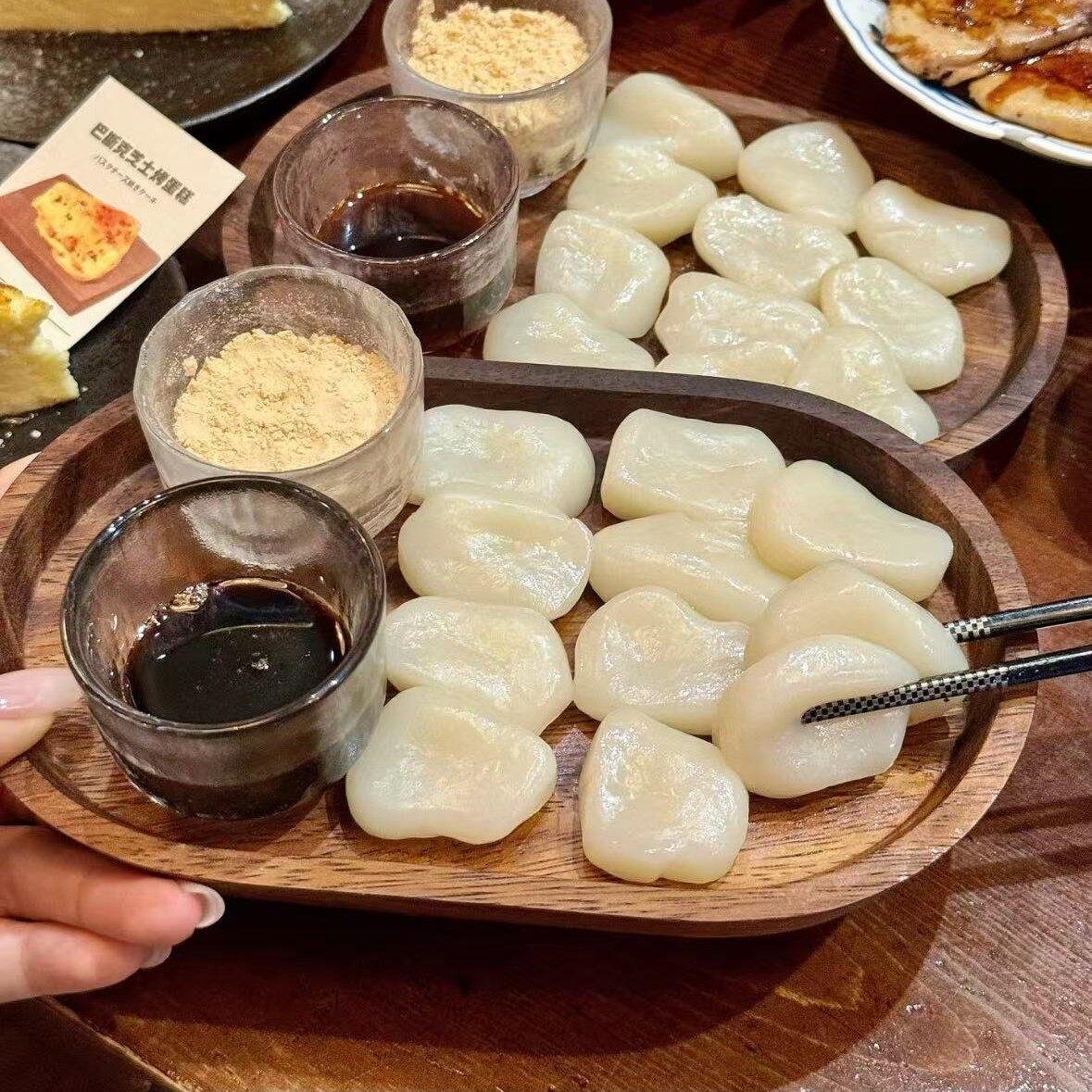세트 서빙트레이 원형트레이 우드트레이 내추럴 빈티지 우드쟁반 - 상세 이미지 3