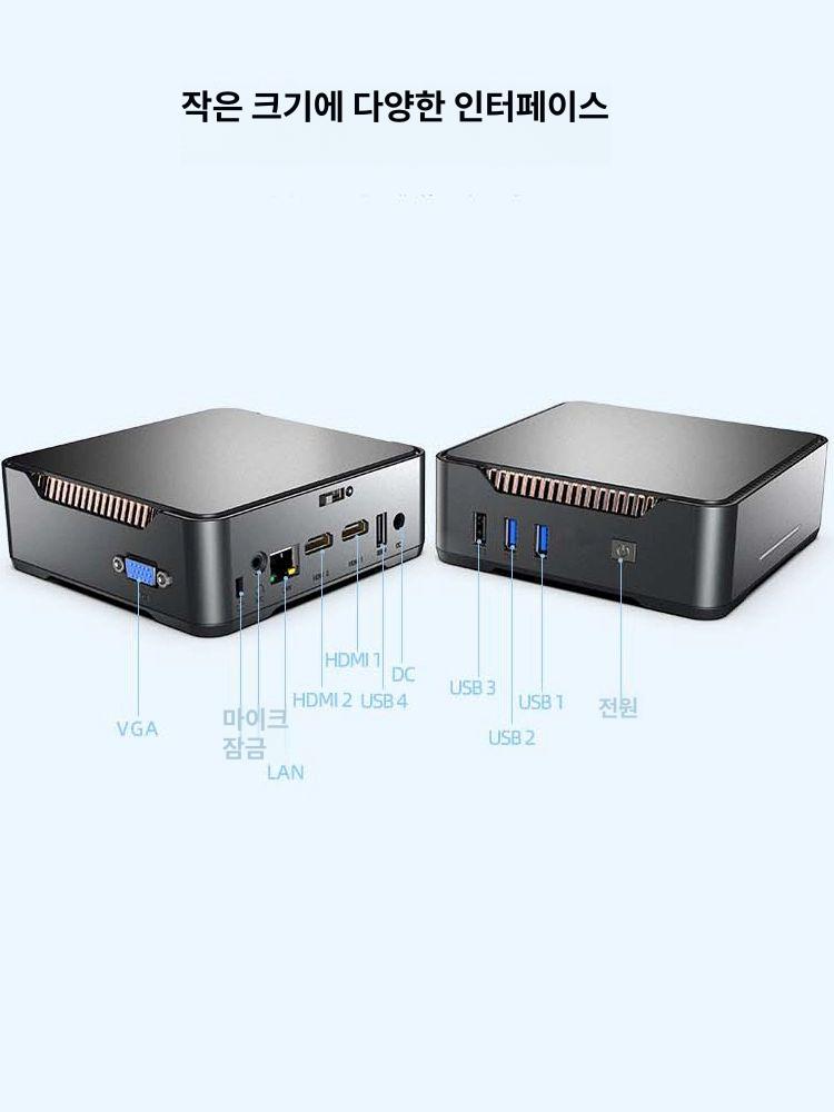 미니pc N100 16GB 컴퓨터 피씨 본체 512GB 8GB 128GB GK3PLUS/N100/WIN11 - 상세 이미지 2