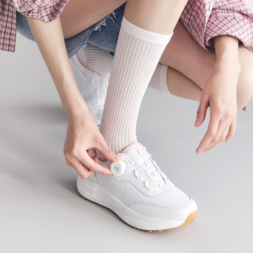 에스유니 발편한 소가죽 카본 플레이트 데일리 다이얼 운동화 골프화 멀티화 5cm - 상품 이미지