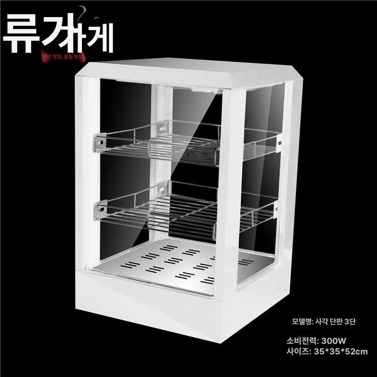 온장쇼케이스 가열 단열 보온진열대 업소용 온장고 캐비닛 보온고 워머기 투명 푸드 - 상세 이미지 4