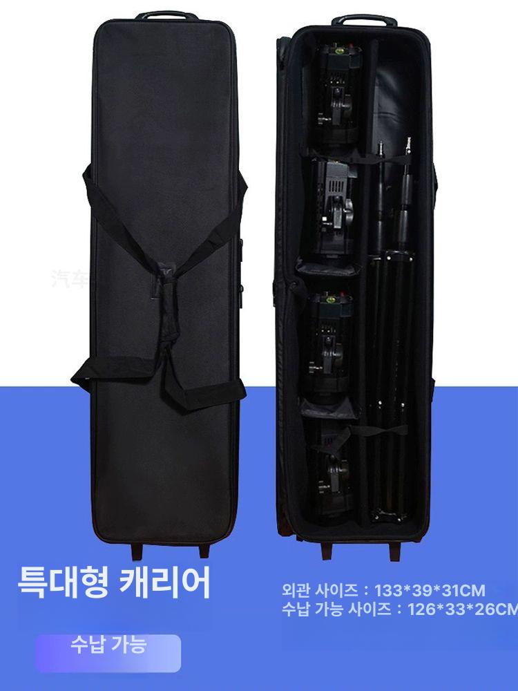다용도 캐리어 방수 대형 여행가방 수납 백 정리함 확장형 손잡이 바퀴형 기내용 - 상세 이미지 5