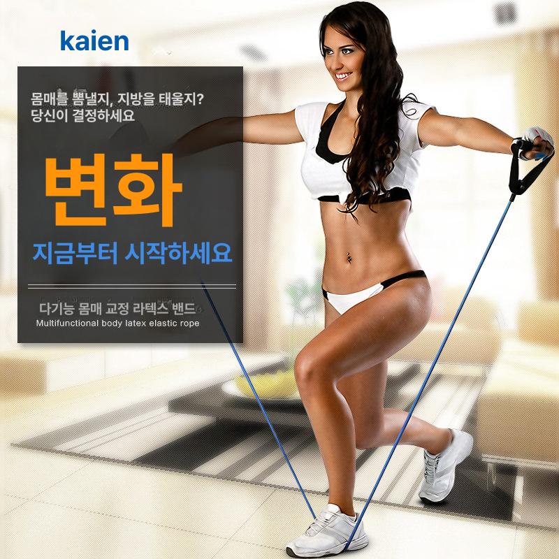 수영 저항밴드 훈련 강도 장비 튜브 핸들 탄성로프 조절 끈 탄성밴드 - 상세 이미지 3