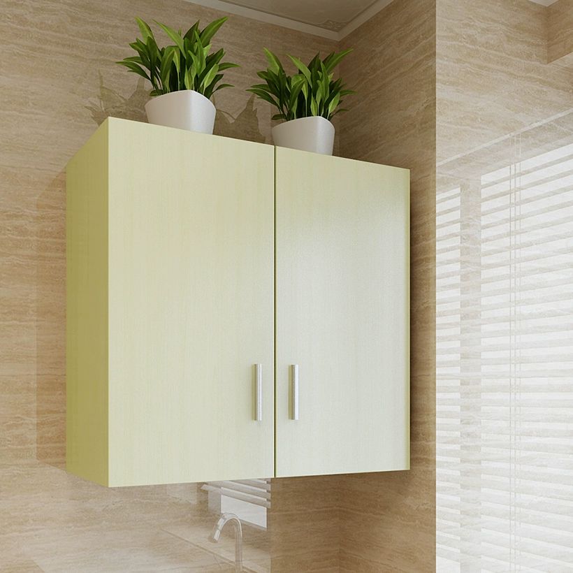 화이트 벽선반 상부장 목재 걸이 수납장 색상 벽부착 인테리어 조립형 수납선반 - 상품 이미지