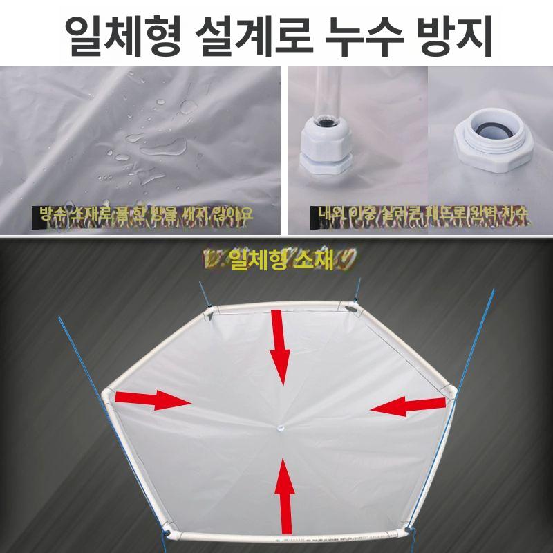 천장형 에어컨 청소 커버 방수덮개 방수천 워터백 벽걸이 시스템 누수방지 - 상세 이미지 4