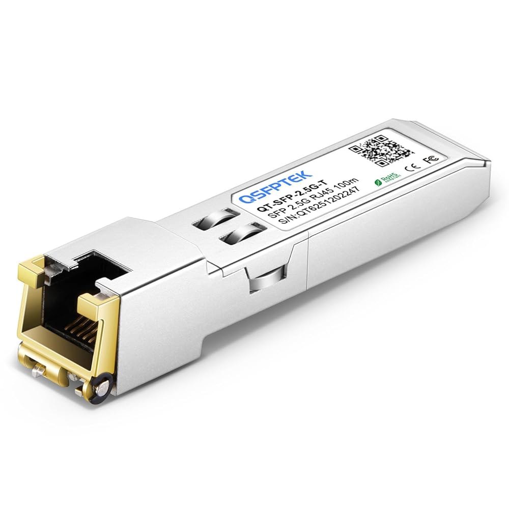 2.5Gbase-T 네트워크 트랜시버, 2.5G SFP to 구리 2.5gb 기타 100m, 오픈 일반, 호환 모듈 스위치 RJ45, 미니 Gbic X 1 For Cisco - 상품 이미지
