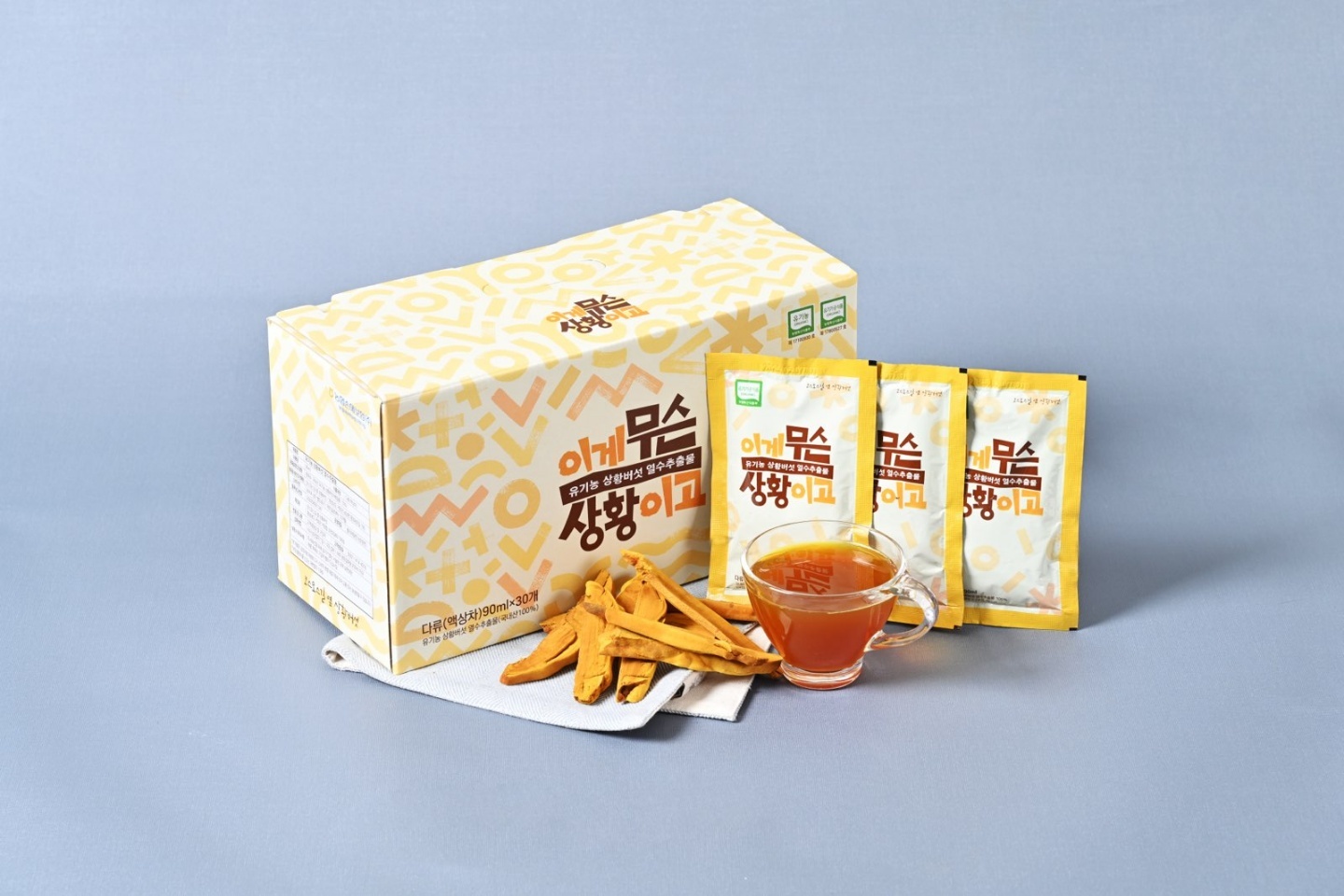 유기농 상황버섯 진액 베타샷 고농축 열수추출물 2개월분 90ml 30포 15g 15포 이미지 7