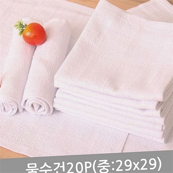 부드러운 면 물수건 업소용 순면 물수건 데일리 가정용 다용도 - 상품 이미지
