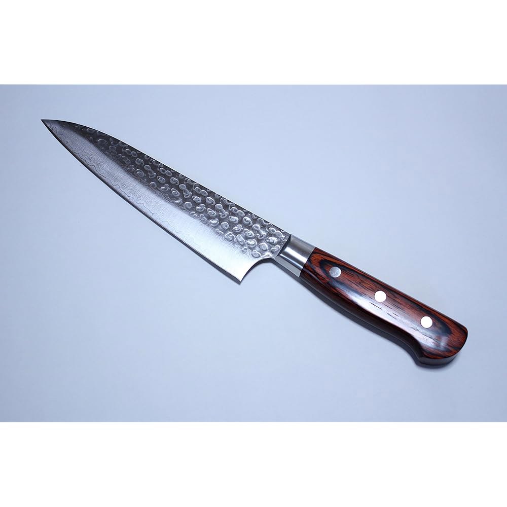 사카이 타카유키, 다마스쿠스 33겹 Vg-10 일본 규토 셰프 나이프 180mm 망치질 - 상세 이미지 2