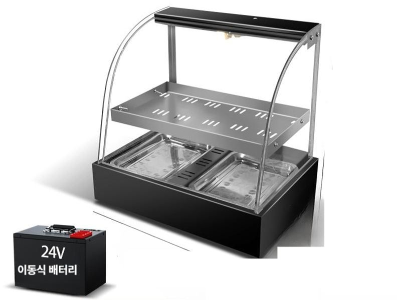 미니 온장고 소형 카페 업소용 핫바 매장 식당 탁상용 온장쇼케이스 온도 디스플레이 - 상품 이미지