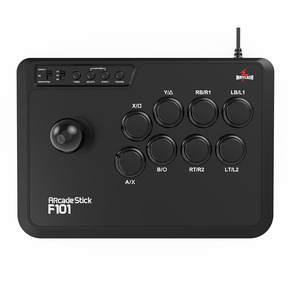 스위치/스위치 2, PC 윈도우, PS3, 안드로이드, 네오지오 미니, 세가 메가 드라이브 제네시스 미니용 메이플래시 아케이드 파이팅 스틱 F101 Stick - 상세 이미지 2