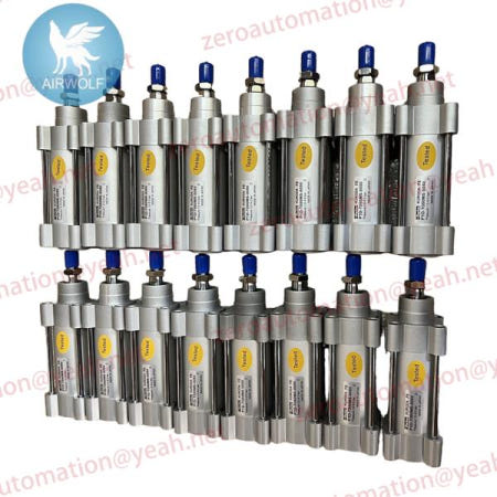 P1D-T032MS-0040 보어 크기 s Ø32 - Ø320mm 알루미늄 ISO15552 TPE-U PU 스테인리스 스틸 피스톤 로드 파커 공압 실린더