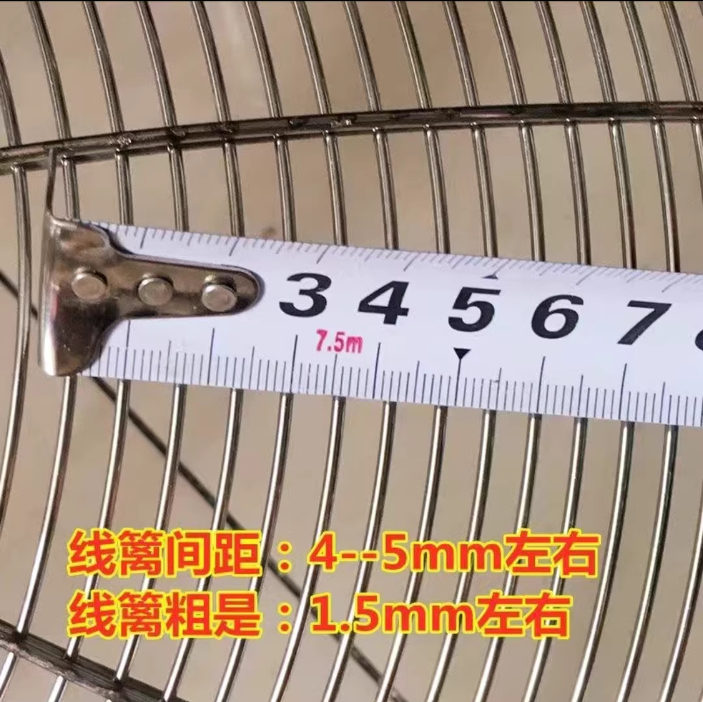 파이프 뜰채 대형 건지기 튀김망 거친망 낚시 메쉬 직경 32cm 1m - 상세 이미지 4