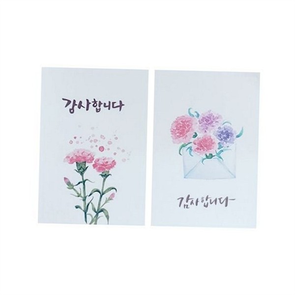 디자인 직사각 스티커 메시지 선물 포장 스티커 베이커리 포장용 감사 - 상세 이미지 2