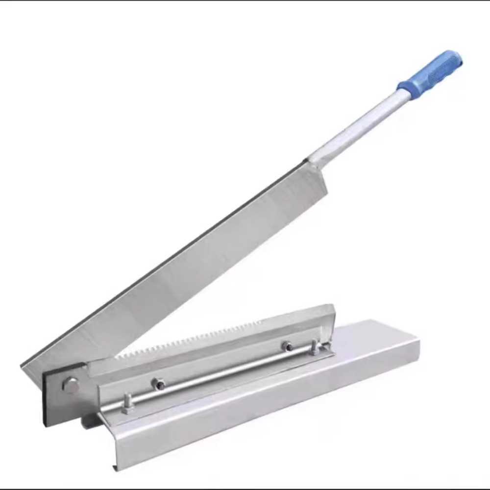 산업용 절단기 작두 수동 스틸 금속 강판 컷팅기 40cm 베이스 - 상품 이미지