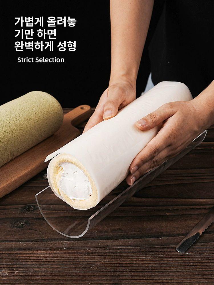 고정 보조틀 베이킹도구 픽서 롤케이크 아크릴 투명 반구 - 상세 이미지 4